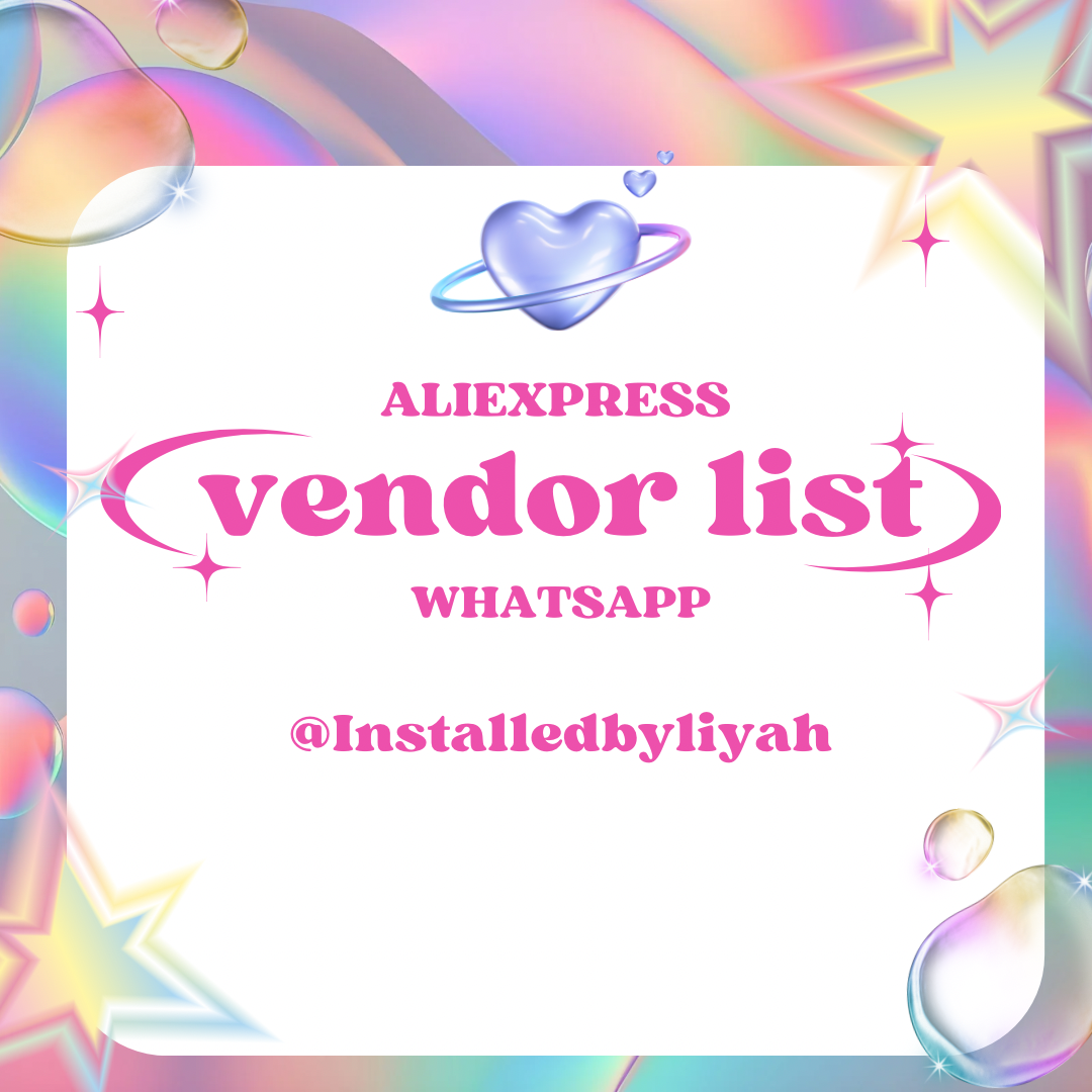 Aliexpress Vendor list