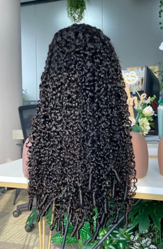 Burmese Curly HD Full 13x6 Frontal Wig 200% Density